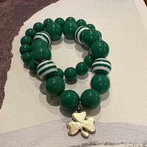 ☘️ Shamrock Gold Charm Bracelets